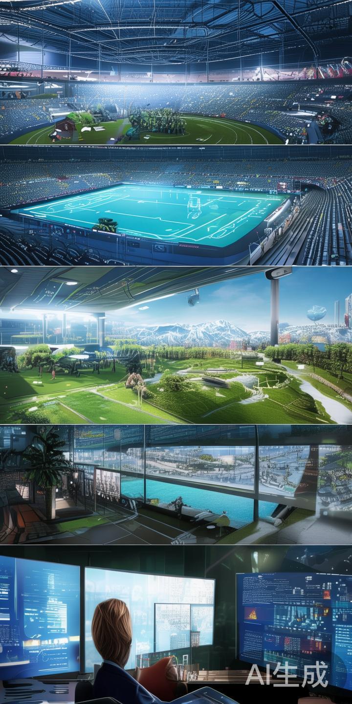 例如，通过引入人工智能技术优化赛事的组织和观众体验