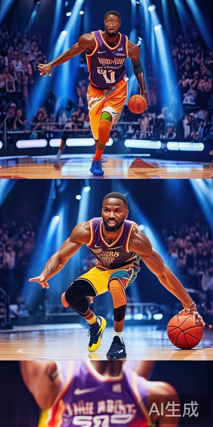 在体育综艺节目的舞台上，明星运动员的表现不仅仅是比